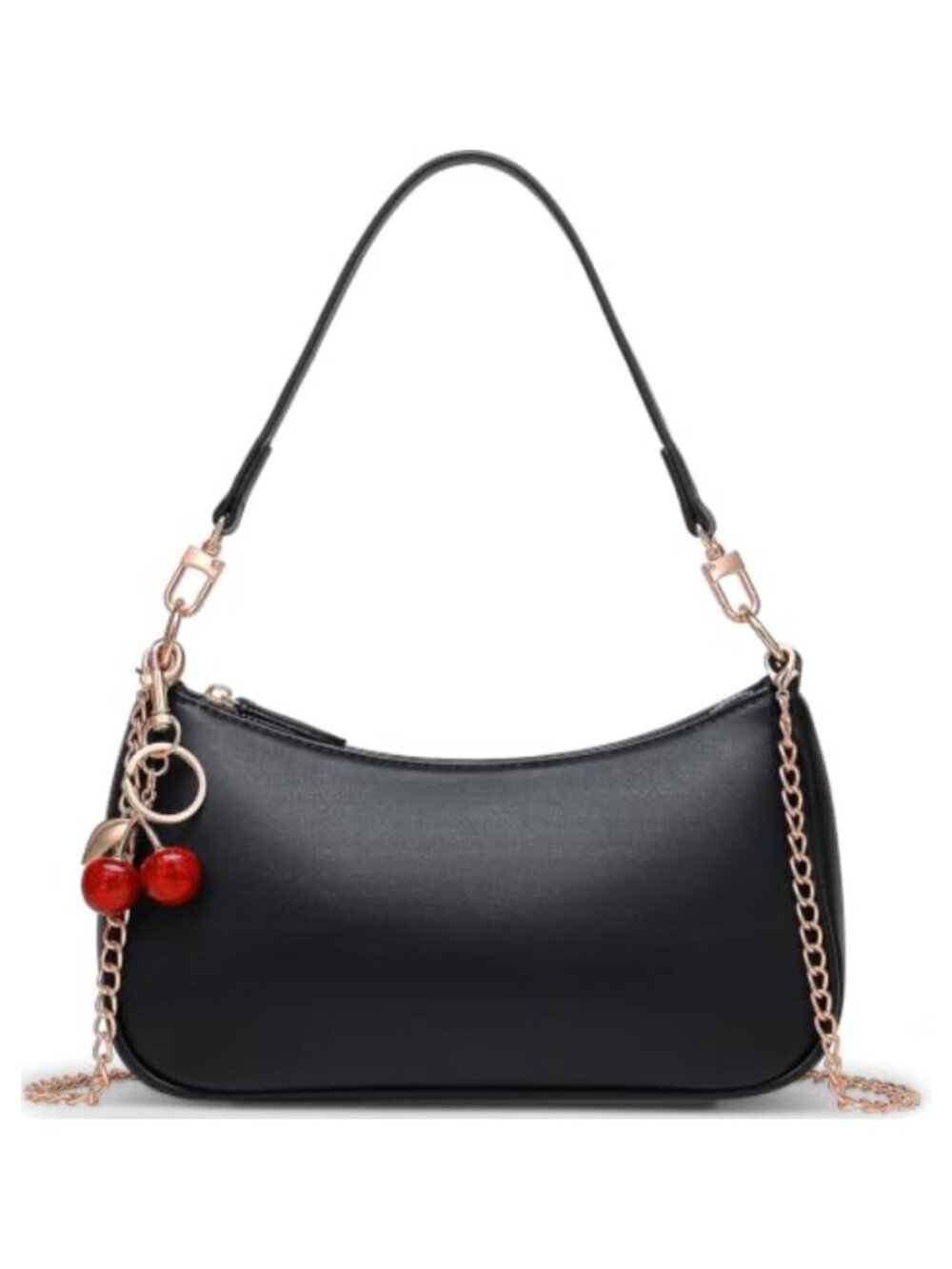 Vintage PU Leather Crossbody Hobo Bag with Removable Straps